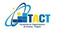 Logo du réseau Transports de l'Agglomération de Chauny - Tergnier