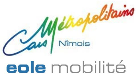 Logo de l'exploitant Cars Métropolitains Nîmois (groupe Eole Mobilité)
